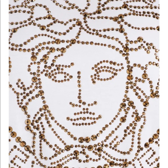 Women’s Versace studded logo shirt RARE - Picture 4 of 13